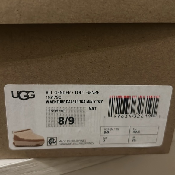 🐪 🐑 NEW IN BOX🐑🐪 Ugg Venture Daze Ultra Mini Cozy Boot 9 - Picture 11 of 12